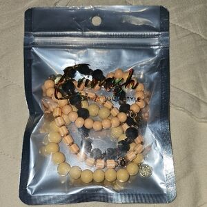 Black and Gold Women's Bracelet Set